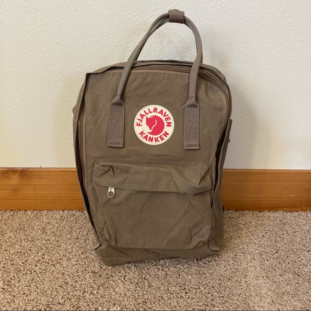 Brown/Taupe Fjallraven Backpack Laptop 13”